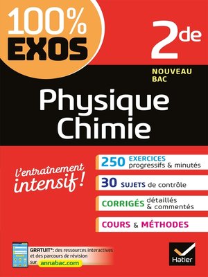 cover image of Physique-Chimie 2de